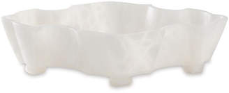 Global Views 16" Decorative Quatra Bowl - White