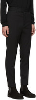 Thumbnail for your product : Isabel Benenato Black Satin Stripe Trousers