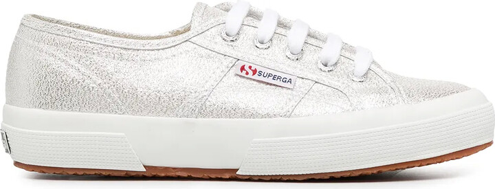 superga silver sneakers