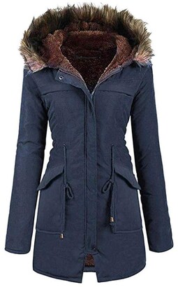 Plus Size Loose Winter Pockets Fluffy Sweater Hooded Outwear Women Coat Tail Tops Pullover Womens Fleece Button Coat