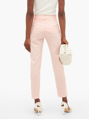 Altuzarra Henri Ankle-zip Wool-blend Trousers - Light Pink