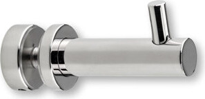 rustikehome.com Polished Stainless Steel Through Glass Shower Robe Hook
