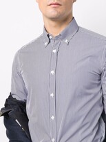 Thumbnail for your product : Xacus Stripe-Print Button-Down Shirt