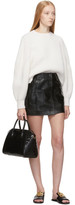 Thumbnail for your product : Givenchy Black Leather Miniskirt