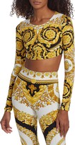 Thumbnail for your product : Versace Barocco Crop Top