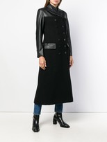 Thumbnail for your product : Jean Paul Gaultier Pre Owned Faux Leather Long Coat