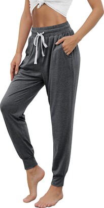 Womens Sweatpants Lounge Comfy High Waist Athletic Trousers