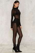 Thumbnail for your product : Factory Do I Make Myself Sheer Mesh Catsuit