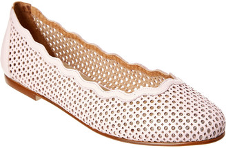 French Sole Teacup Leather Flat