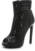 Thumbnail for your product : Jeffrey Campbell Scandal Woven Open Toe Booties