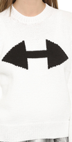 Thumbnail for your product : Derek Lam 10 Crosby Arrow Intarsia Sweater