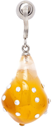 Panconesi Yellow Crystal Drop Earrings