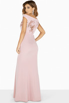 Thumbnail for your product : Little Mistress Diana Sequin Mesh Bardot Dress