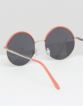 Vans Circle Of Life Sunglasses In Peach
