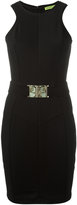Versace Jeans - robe courte à taille ceinturée - women - Polyester/Spandex/Elasthanne/Acétate - 40