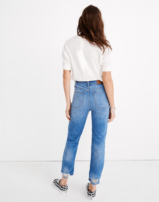Madewell Tall Classic Straight Jeans in Novello Wash