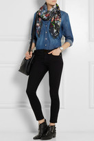 Thumbnail for your product : McQ Festive Floral printed modal scarf