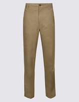Thumbnail for your product : M&S Collection Regular Fit Linen Rich Trousers
