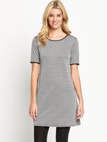 Thumbnail for your product : South PU Trim Dogtooth Tunic