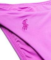 Thumbnail for your product : Polo Ralph Lauren Embroidered-Logo Bikini Bottoms