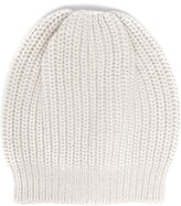 Thumbnail for your product : Brunello Cucinelli Silk-Cashmere Knit Beanie
