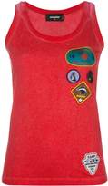 Thumbnail for your product : DSQUARED2 patch appliqué vest
