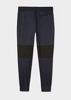Thumbnail for your product : Paul Smith Men's Navy Cotton-Blend Panelled Sweatpants