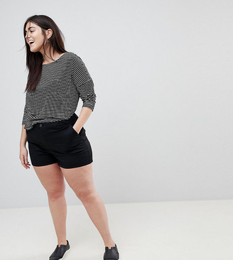 asos plus size shorts