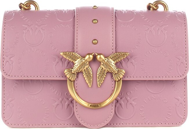 Monogram Shop Pinko Baby Love Monogram Bag In Leather Pinko