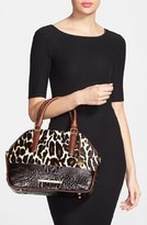 Thumbnail for your product : Brahmin 'Hudson' Leather and Calf Hair Satchel