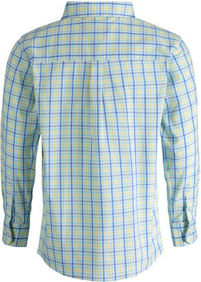 Andy & Evan Collared Plaid Shirt, Size 8-14