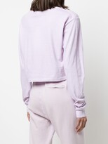 Thumbnail for your product : John Elliott cropped recycled cotton T-shirt