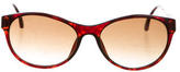 Thumbnail for your product : Christian Dior Tinted Logo Sunglasses