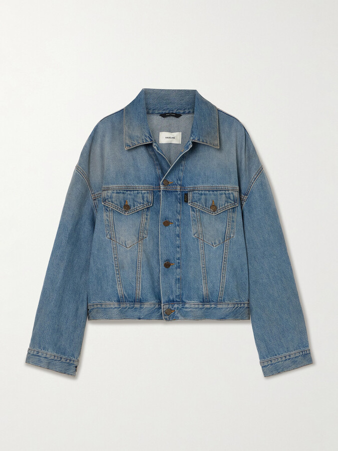 Haikure Spencer Organic Denim Jacket Mid denim ShopStyle