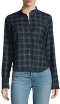 Thumbnail for your product : Helmut Lang Shrunken Plaid Pullover Shirt