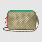 Thumbnail for your product : Gucci Laminated leather small shoulder bag