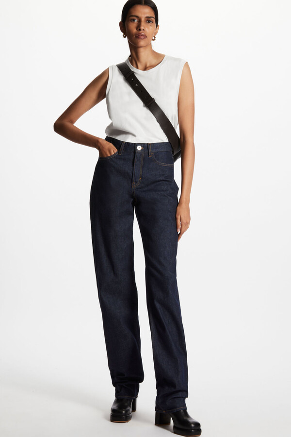 COS Straight-Leg Non-Stretch Jeans - ShopStyle