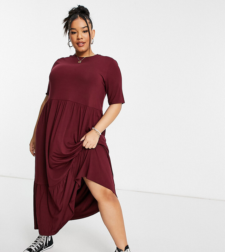 womens t shirt midi dress