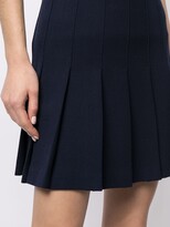 Thumbnail for your product : Alessandra Rich Pleated Mini Skirt