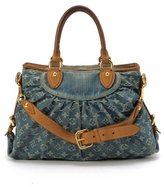 Thumbnail for your product : Louis Vuitton Pre-owned: blue monogram denim 'Neo Cabby' bag