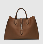 Thumbnail for your product : Gucci Jackie Soft Leather Top Handle Bag