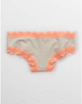 Thumbnail for your product : aerie Cotton Cheeky + XO Lace