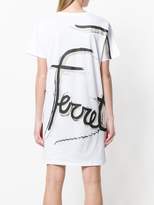 Thumbnail for your product : Alberta Ferretti graphic logo long T-shirt