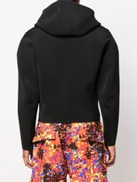 Thumbnail for your product : DSQUARED2 Logo-Print Zip-Up Hooded Jacket