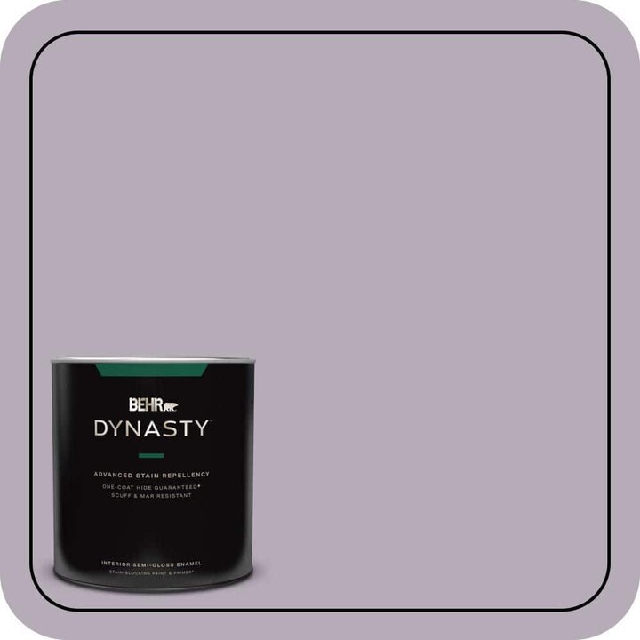 BEHR DYNASTY 1 qt. #MQ5-36 Audition One-Coat Hide Semi-Gloss Enamel Interior Stain-Blocking Paint & Primer