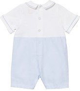 Thumbnail for your product : Emile et Rose Pale Blue Seaside Embroidered Romper