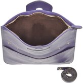 Thumbnail for your product : Tila March Zelig Purple Leather Clutch