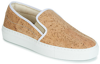 beige slip on shoes