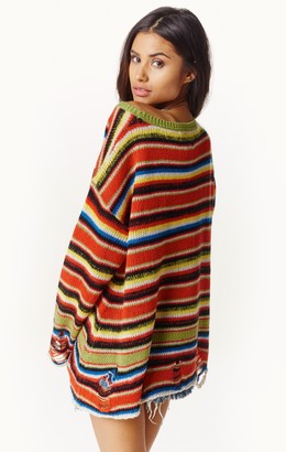 Wildfox Couture MEXI BLANKET SWEATER