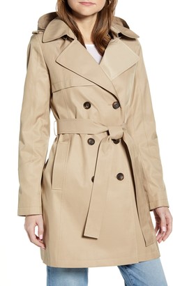 halogen hooded puffer jacket